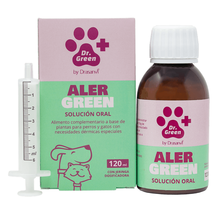 AlerGreen Solución Oral para Perros | Antiinflamatorio Natural para Picor y Piel Reactiva