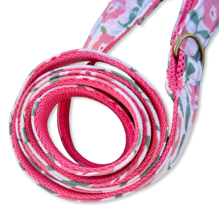 Correa para Perros Jardín de Rosas 🌸 (150 cm) – Colección Jardín de Verano | Hecha a Mano y Diseñada por Veterinarios