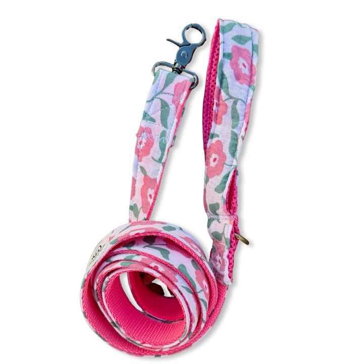Correa para Perros Jardín de Rosas 🌸 (150 cm) – Colección Jardín de Verano | Hecha a Mano y Diseñada por Veterinarios
