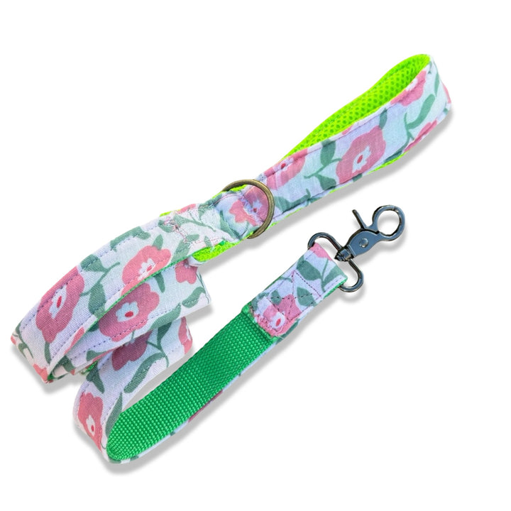 Correa para Perros Jardín de Rosas 🌸 (150 cm) – Colección Jardín de Verano | Hecha a Mano y Diseñada por Veterinarios