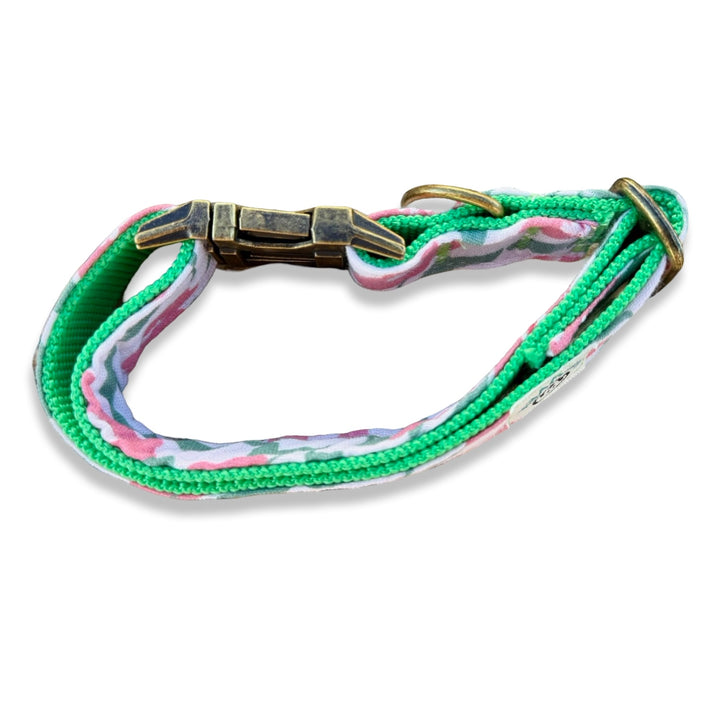 Collar para Perros Jardín de Rosas 🌸 – Colección Jardín de Verano | Hecho a Mano y Diseñado por Veterinarios