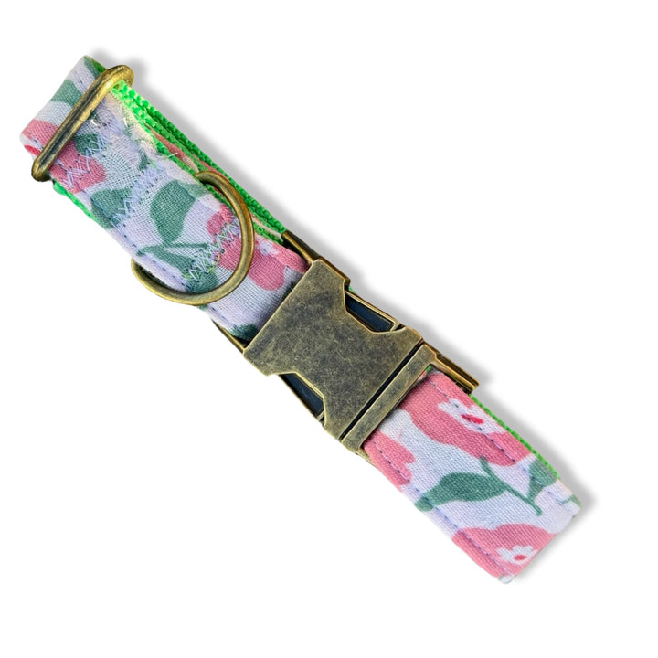 Collar para Perros Jardín de Rosas 🌸 – Colección Jardín de Verano | Hecho a Mano y Diseñado por Veterinarios