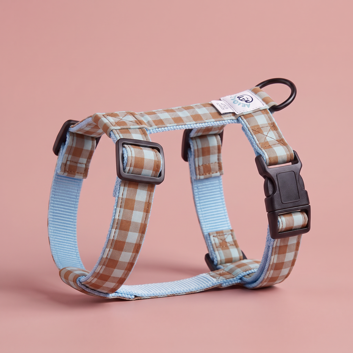 Arnés Regulable Vichy Bruno para Perro – vista lateral