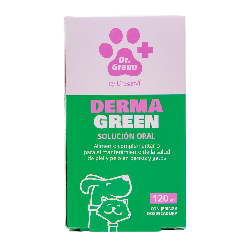 DermaGreen Solución Oral para Perros | Piel Sana, Pelo Fuerte y Barrera Cutánea