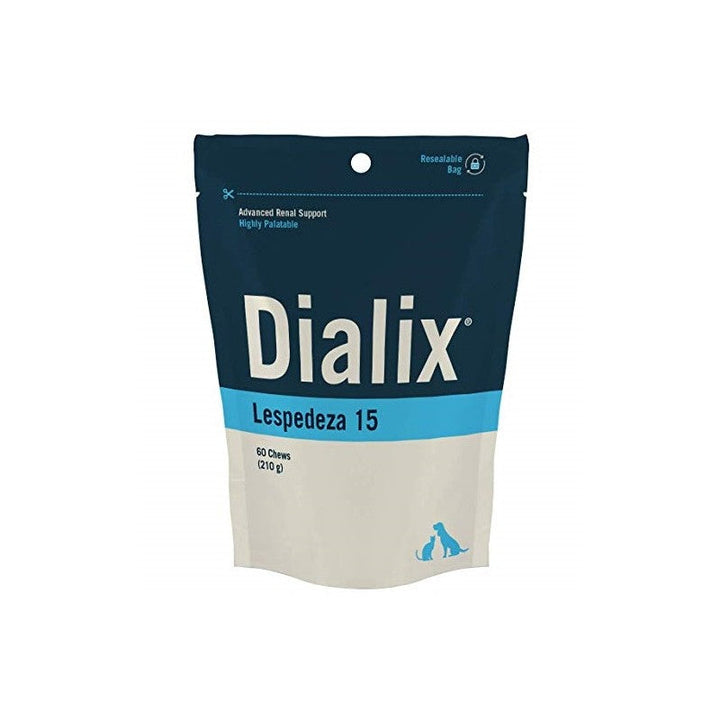 Dialix Lespedeza 15 VetNova – Apoyo Renal Avanzado para Perros y Gatos