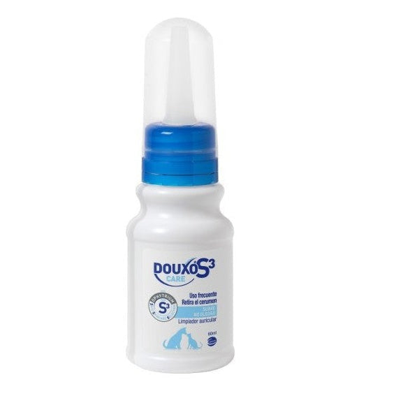 DOUXO® S3 Care Ear – Limpiador Auricular Calmante para Perros y Gatos | 60 ml / 120 ml