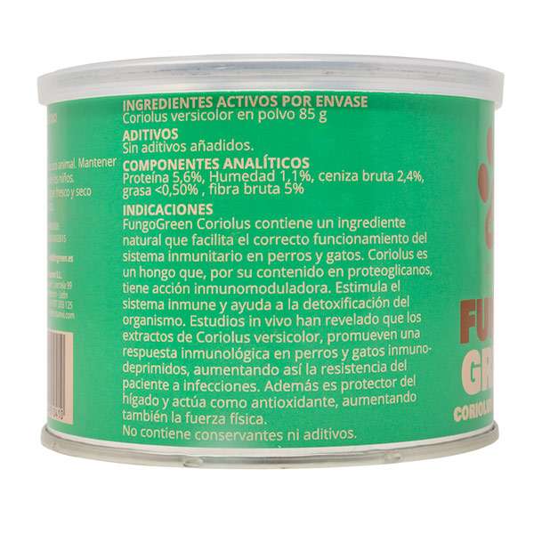 🐾 FungoGreen Coriolus versicolor – Suplemento Natural para Perros y Gatos 🌿✨