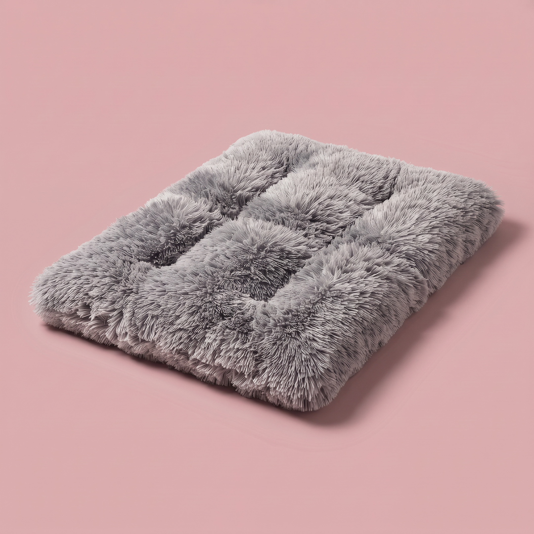 Cama Calming Vetoven gris claro jaspeado – vista en 3/4