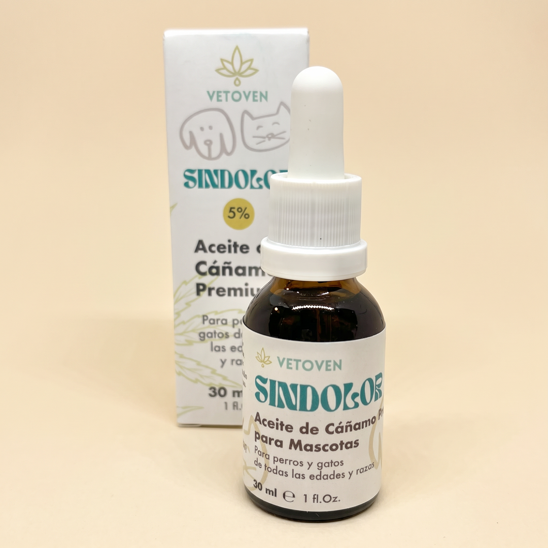 Aceite de cáñamo Vetoven para perros y gatos