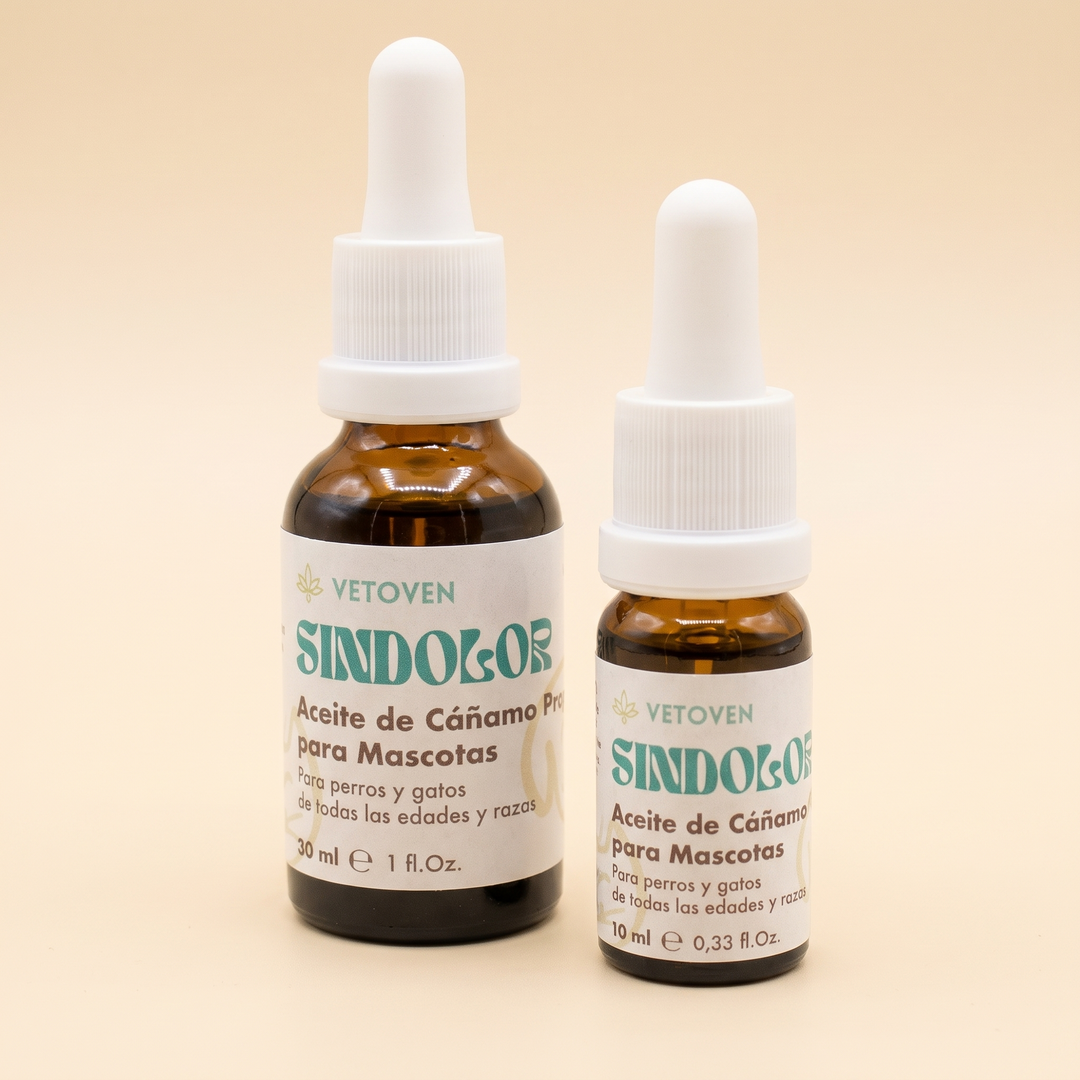 Aceite de cáñamo Vetoven para perros y gatos