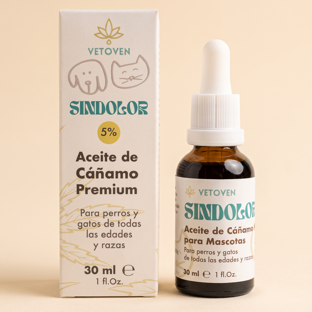 Aceite de cáñamo Vetoven para perros y gatos