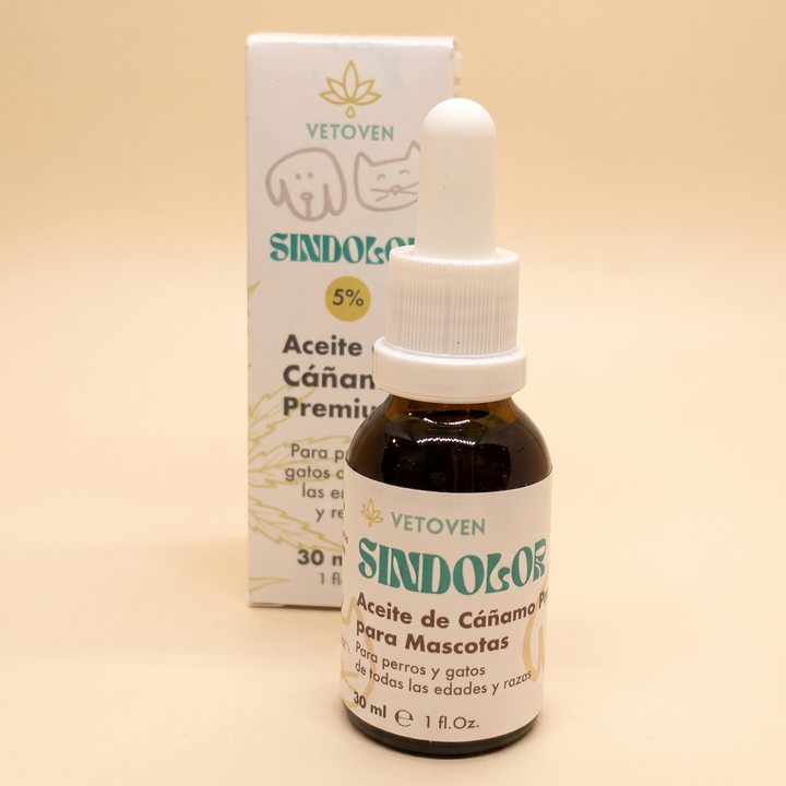 Aceite de cáñamo Vetoven para perros y gatos