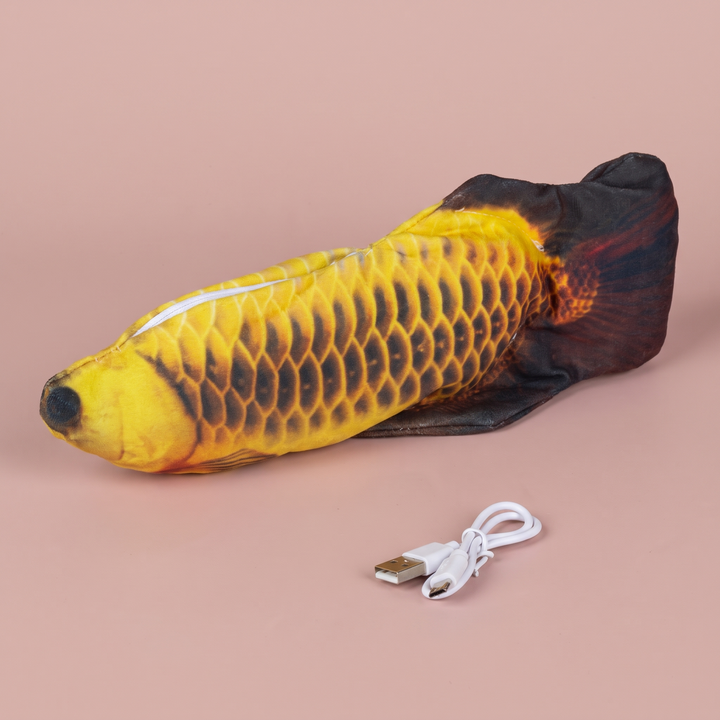 Pez interactivo recargable para gatos y perros