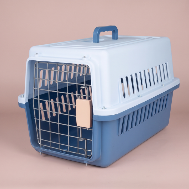 Transportín rígido con puerta metálica