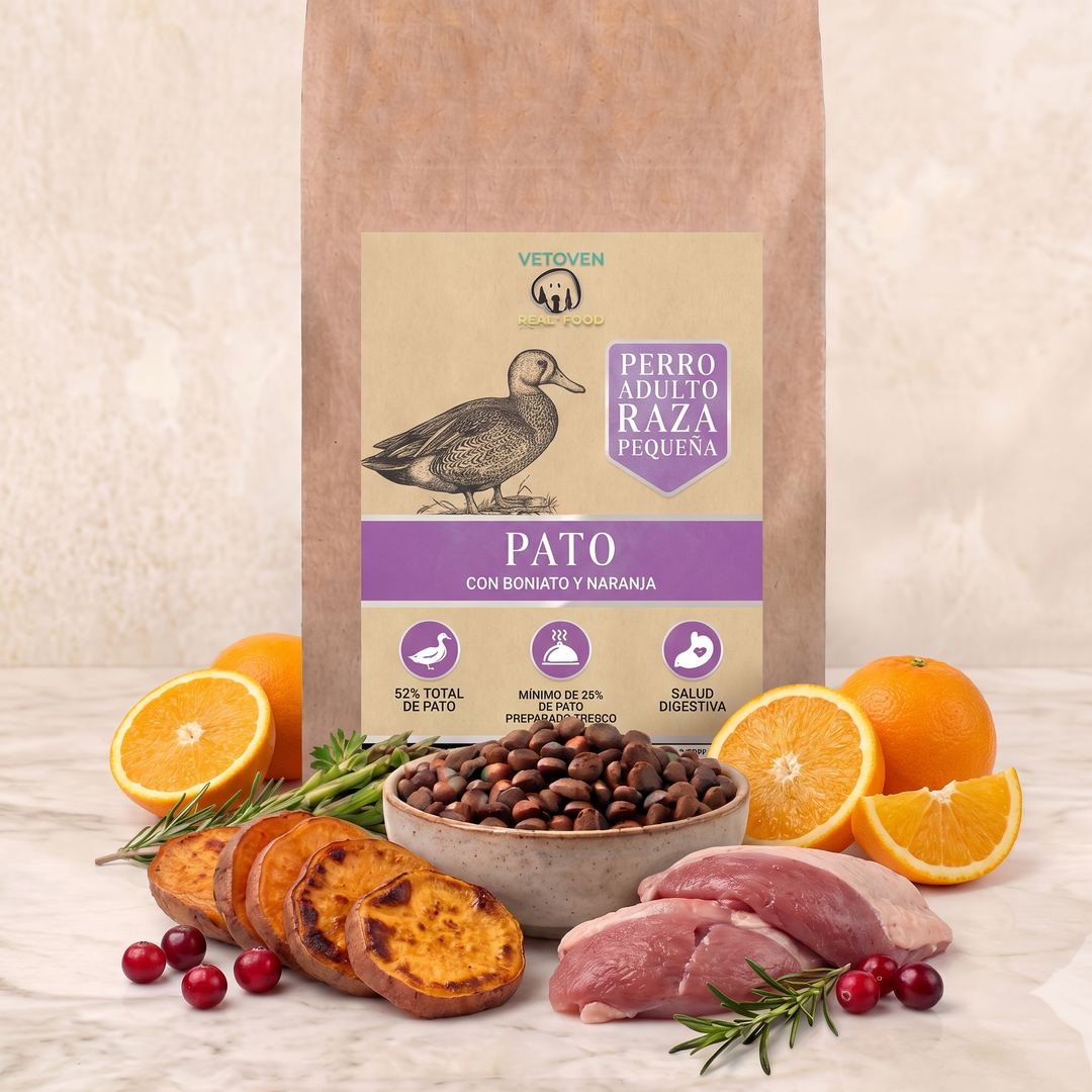 Pienso Pato raza pequeña con ingredientes frescos
