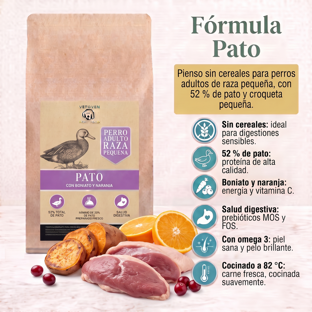 Fórmula Pato: beneficios del pienso