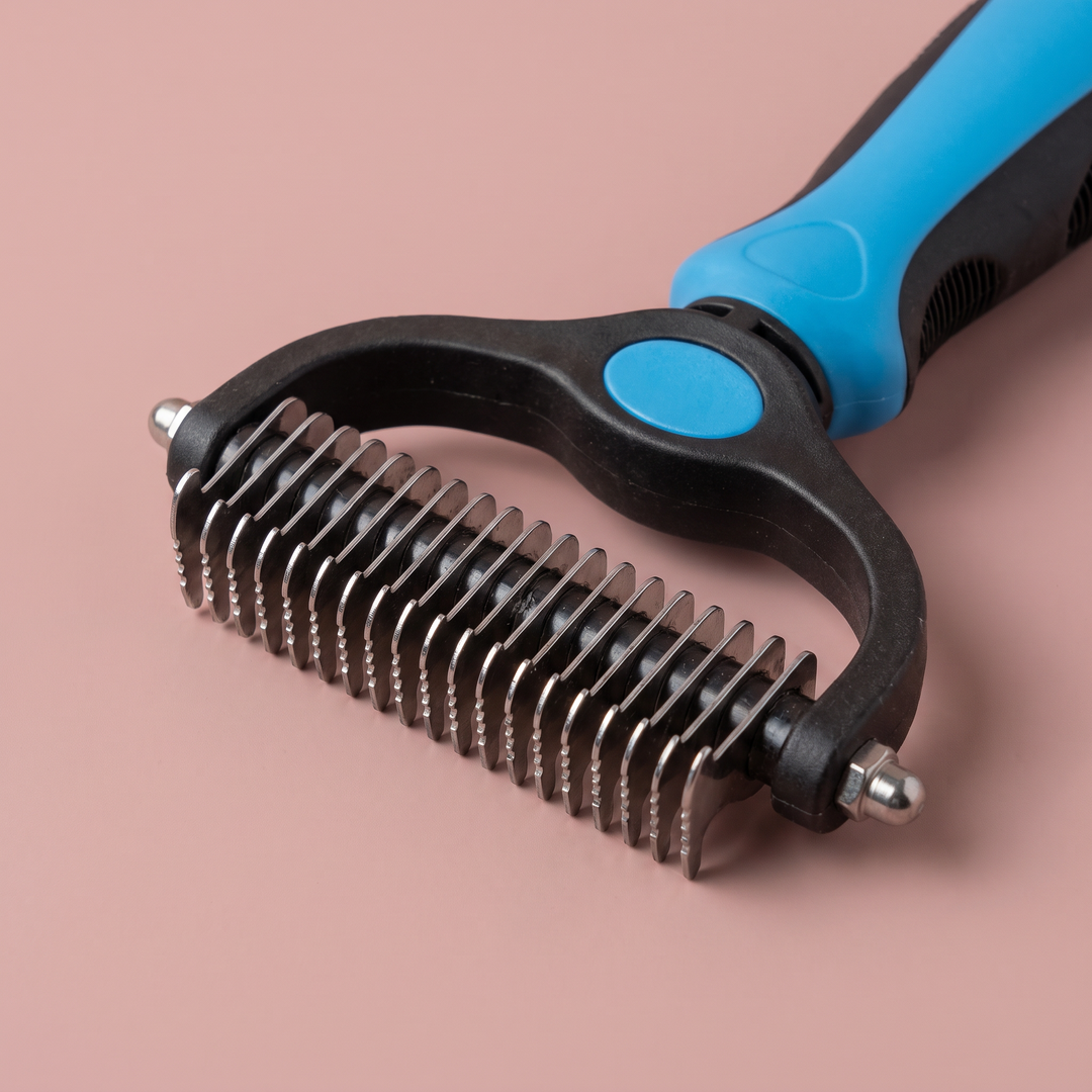 Deslanador para perros de pelo largo, detalle de las cuchillas