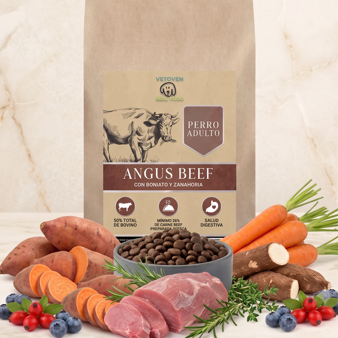 Ternera Angus y Boniato – Pienso Natural para Perros – foto principal