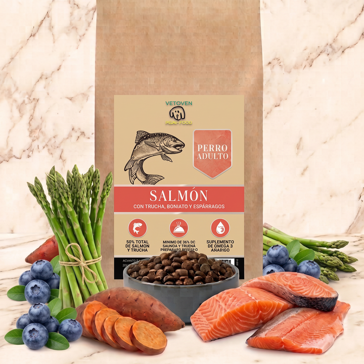 Salmón y Trucha – Pienso Hipoalergénico Piel Sensible – foto principal