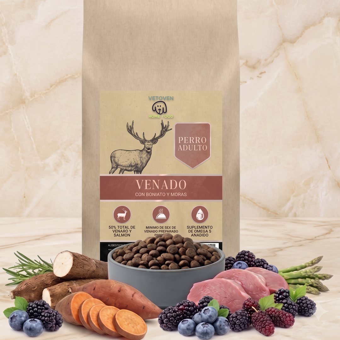 Venado, Boniato y Moras – Pienso Natural Alta Digestibilidad – foto principal