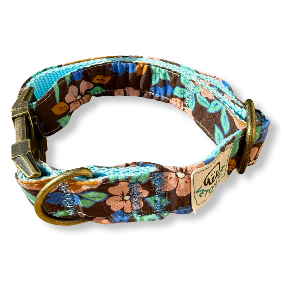 Collar para Perros Hortensia 💐 – Colección Jardín de Verano | Hecho a Mano y Diseñado por Veterinarios