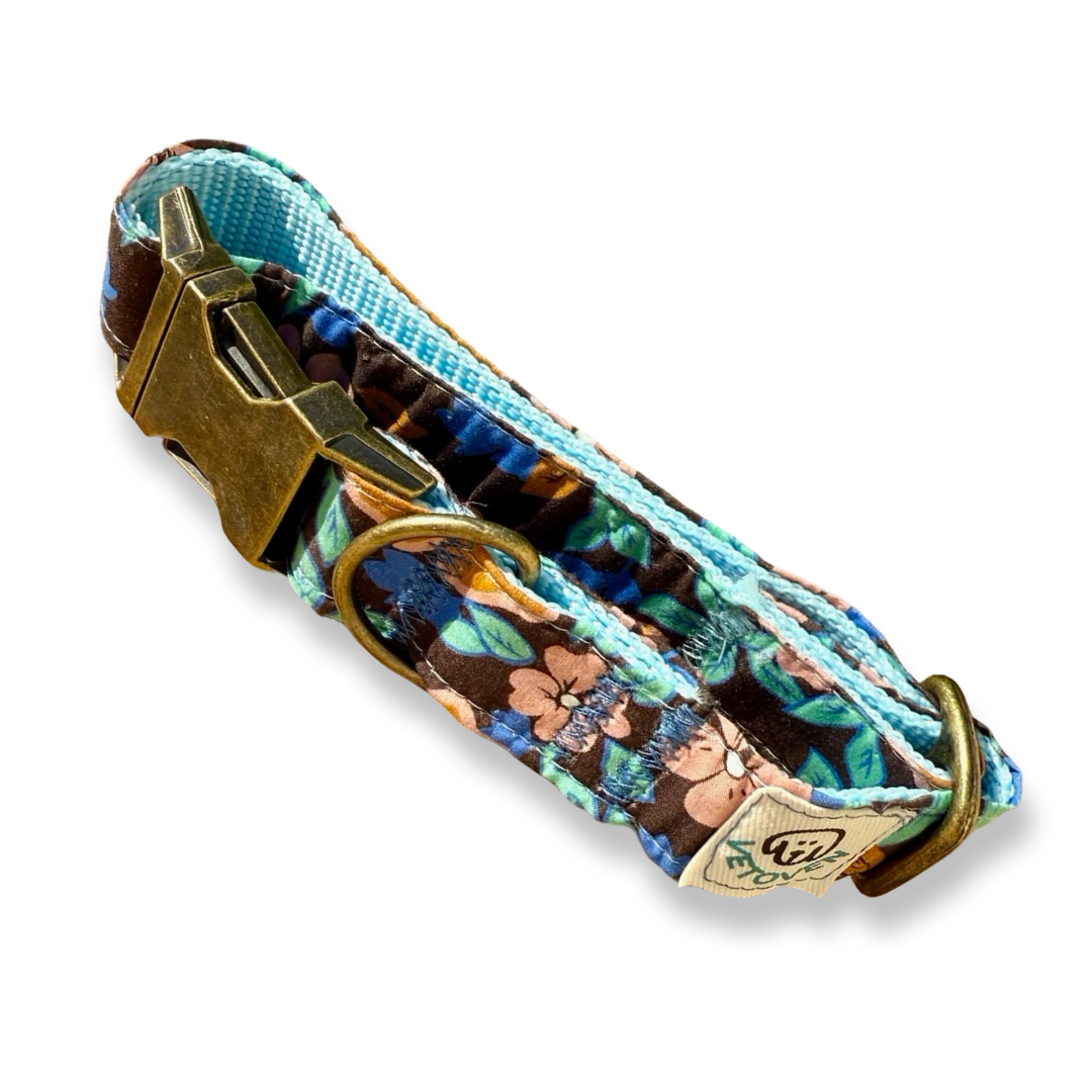 Collar para Perros Hortensia 💐 – Colección Jardín de Verano | Hecho a Mano y Diseñado por Veterinarios