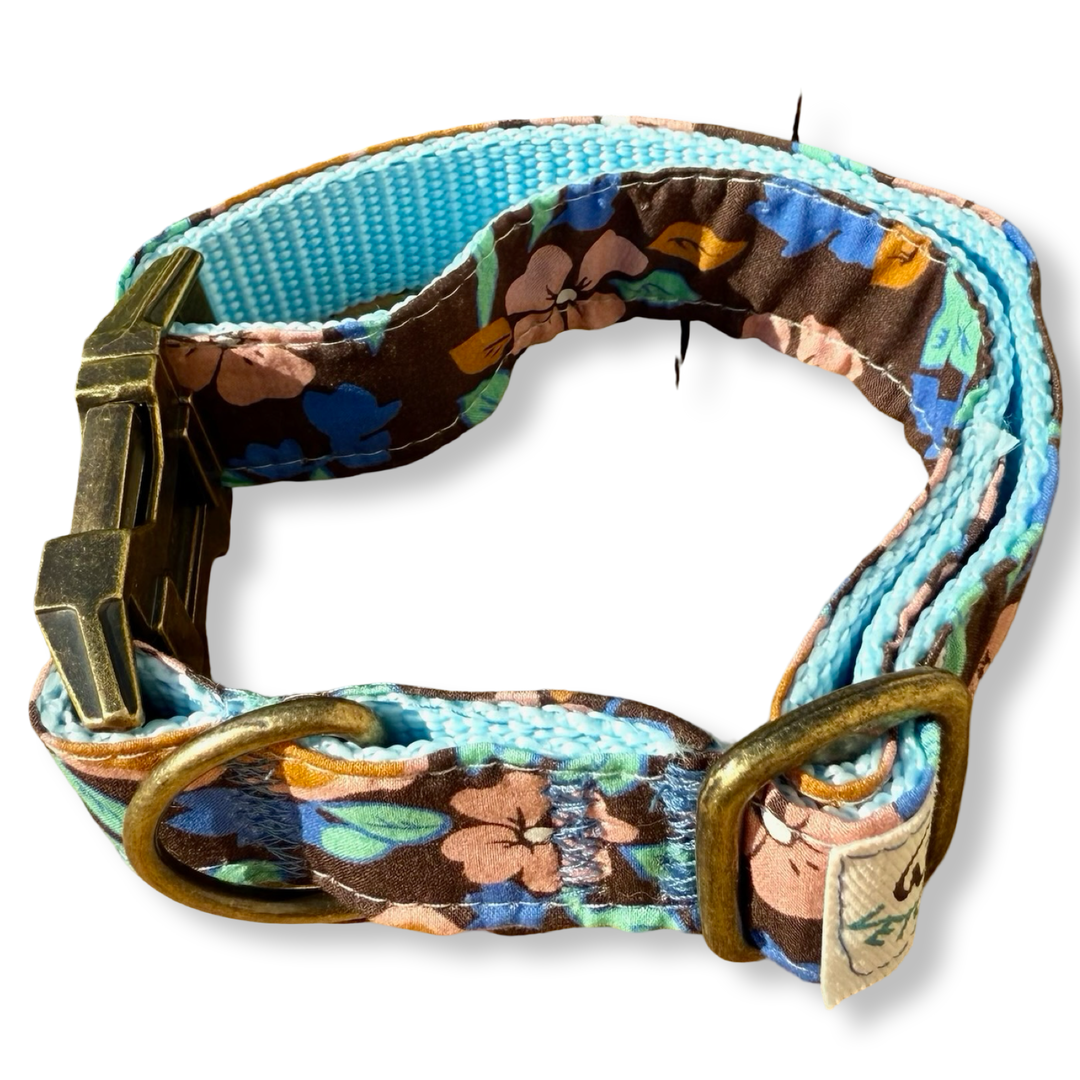 Collar para Perros Hortensia 💐 – Colección Jardín de Verano | Hecho a Mano y Diseñado por Veterinarios