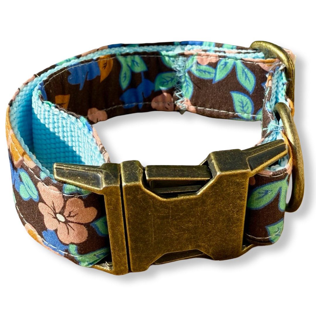 Collar para Perros Hortensia 💐 – Colección Jardín de Verano | Hecho a Mano y Diseñado por Veterinarios