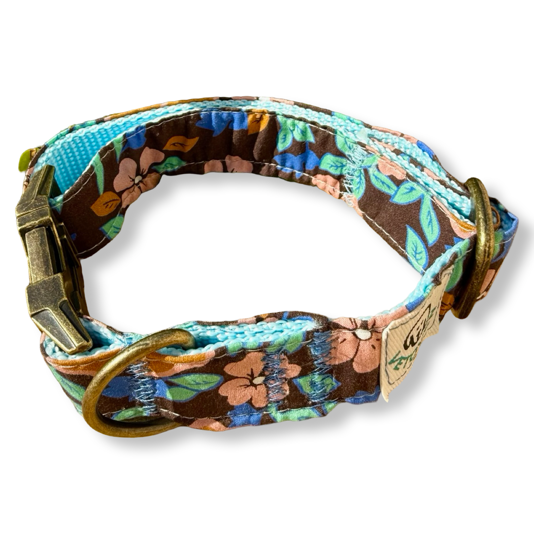 Collar para Perros Hortensia 💐 – Colección Jardín de Verano | Hecho a Mano y Diseñado por Veterinarios