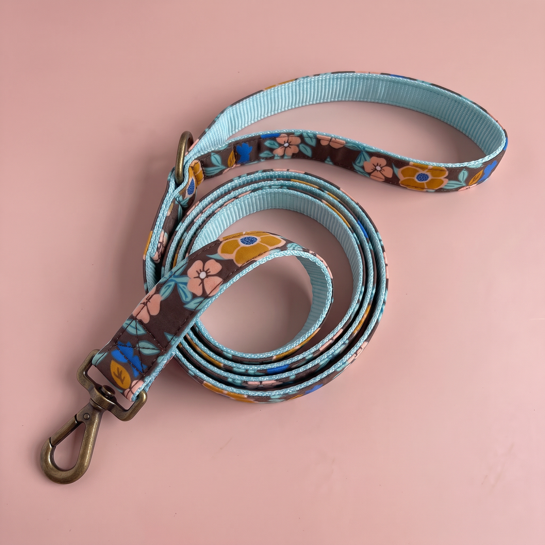 Correa para Perros Hortensia (150 cm) – Colección Jardín de Verano