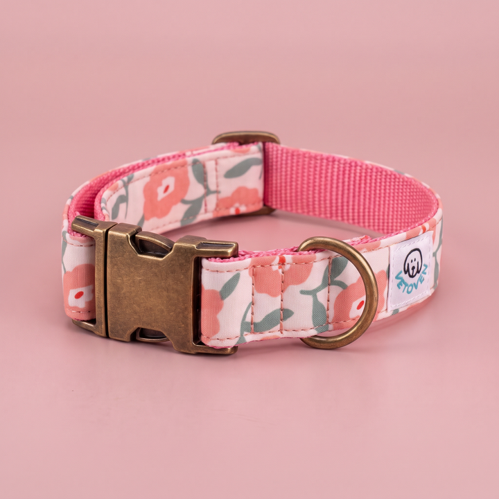 Collar para Perros Jardín de Rosas – Colección Jardín de Verano