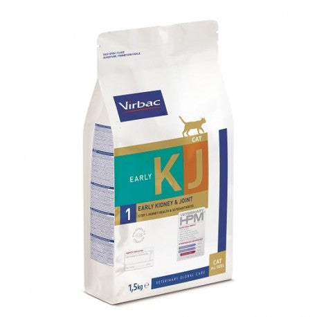 Virbac HPM KJ1 Cat 1,5 kg – Pienso Veterinario Renal y Articular Temprano