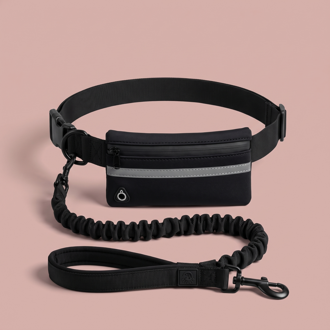 Correa para perro Manos Libres Vetoven – negro