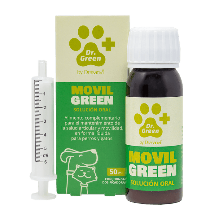 🦴 MovilGreen Solución Oral – Soporte articular natural para perros pequeños y gatos