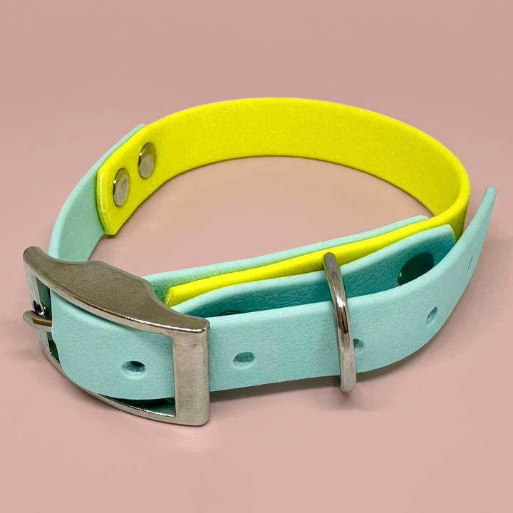 🌊 Collar Playa Azul – Waterproof Antimanchas y Antiolores (Azul + Gris)