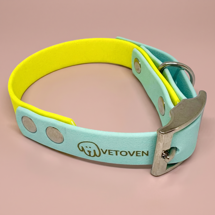 🌊 Collar Playa Azul – Waterproof Antimanchas y Antiolores (Azul + Gris)