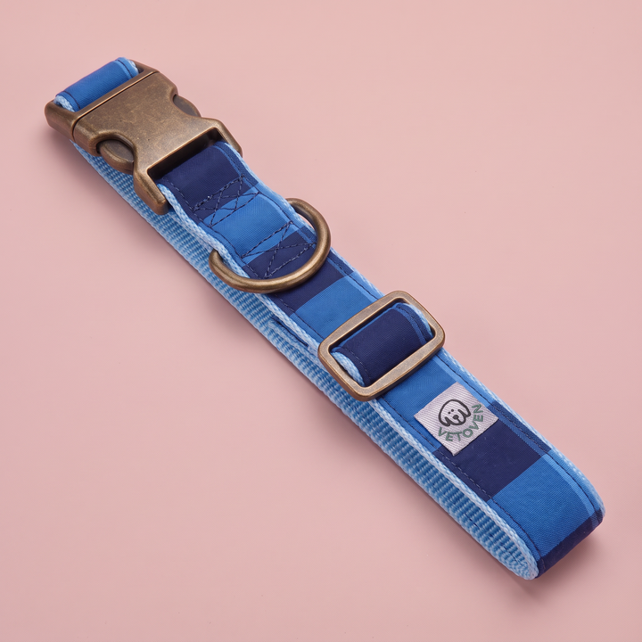 Collar para Perros Sendero Azul 💙 – Colección Cobalto | Hecho a Mano y Diseñado por Veterinarios