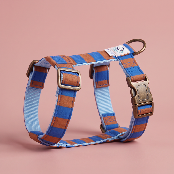 Arnés para Perros Sendero Horizonte – Colección Cobalto – vista lateral