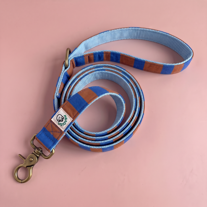 Correa para Perros Sendero Horizonte 🟤 (150 cm) – Colección Cobalto | Hecha a Mano y Diseñada por Veterinarios