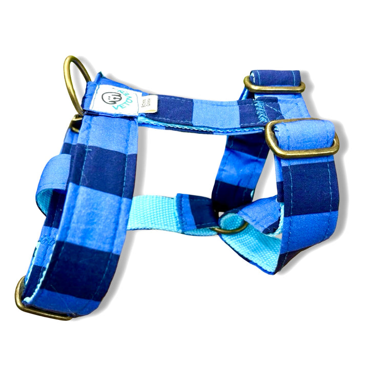 Arnés para Perros Sendero Azul 💙 – Diseño en H | Hecho a Mano y Diseñado por Veterinarios · Colección Cobalto