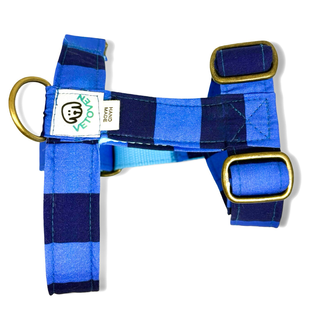 Arnés para Perros Sendero Azul 💙 – Diseño en H | Hecho a Mano y Diseñado por Veterinarios · Colección Cobalto