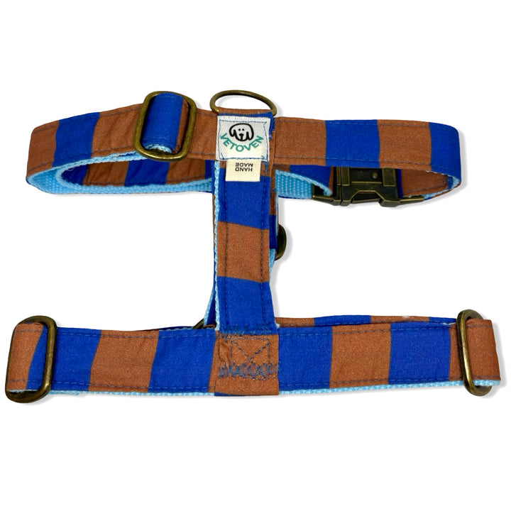 Arnés para Perros Sendero Horizonte  🟤 – Diseño en H | Hecho a Mano y Diseñado por Veterinarios · Colección Cobalto
