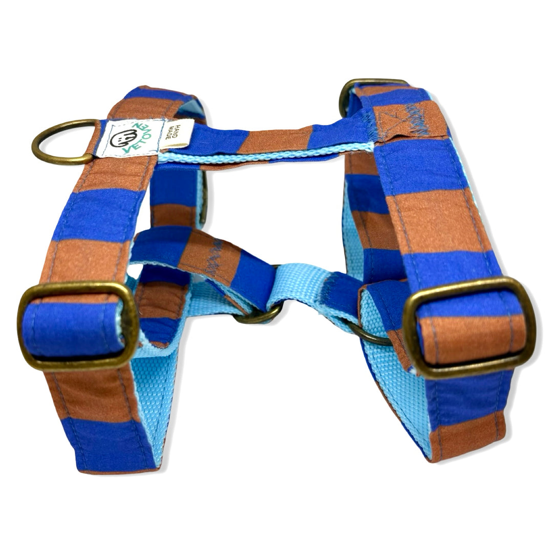 Arnés para Perros Sendero Horizonte  🟤 – Diseño en H | Hecho a Mano y Diseñado por Veterinarios · Colección Cobalto