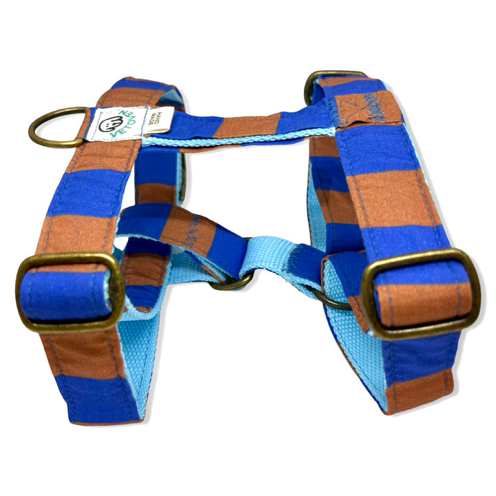 Arnés para Perros Sendero Horizonte  🟤 – Diseño en H | Hecho a Mano y Diseñado por Veterinarios · Colección Cobalto