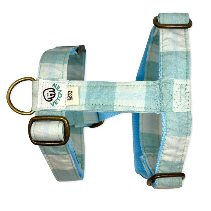 Arnés para Perros Sendero Acuamar 🌊 – Diseño en H | Hecho a Mano y Diseñado por Veterinarios · Colección Cobalto