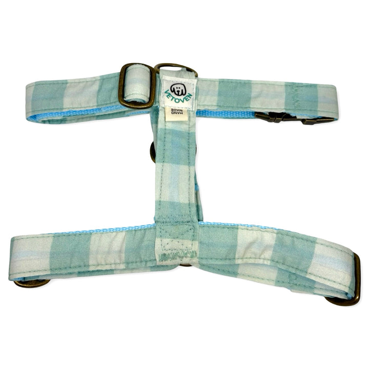 Arnés para Perros Sendero Acuamar 🌊 – Diseño en H | Hecho a Mano y Diseñado por Veterinarios · Colección Cobalto