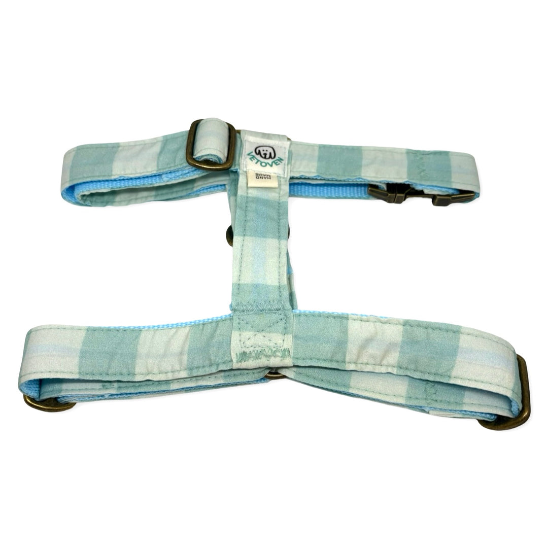 Arnés para Perros Sendero Acuamar 🌊 – Diseño en H | Hecho a Mano y Diseñado por Veterinarios · Colección Cobalto