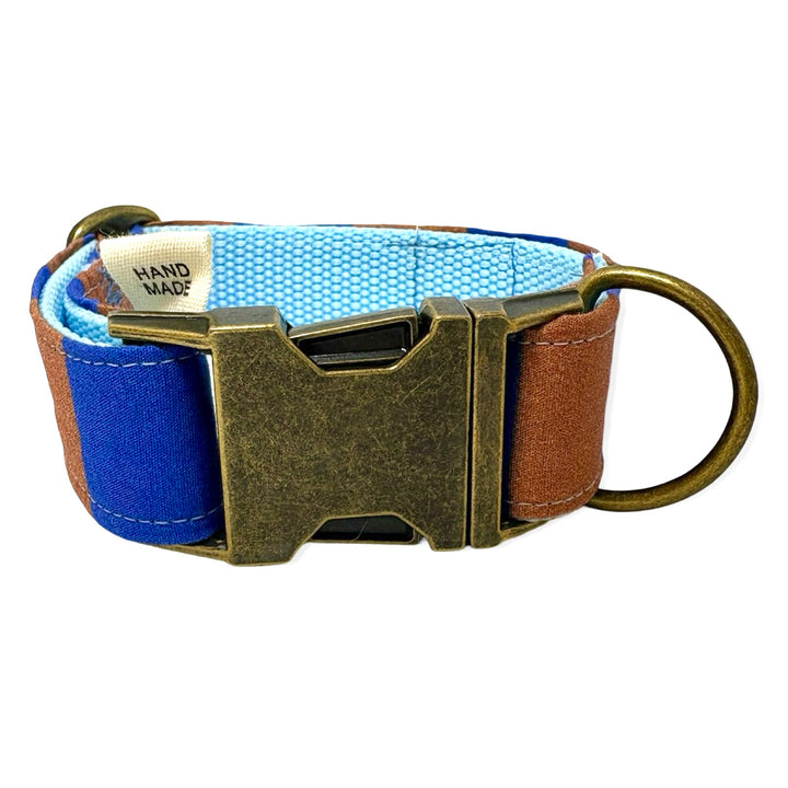 Collar para Perros Sendero Horizonte  🟤 – Colección Cobalto | Hecho a Mano y Diseñado por Veterinarios