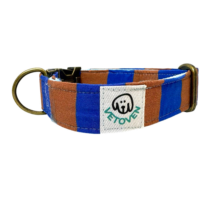 Collar para Perros Sendero Horizonte  🟤 – Colección Cobalto | Hecho a Mano y Diseñado por Veterinarios