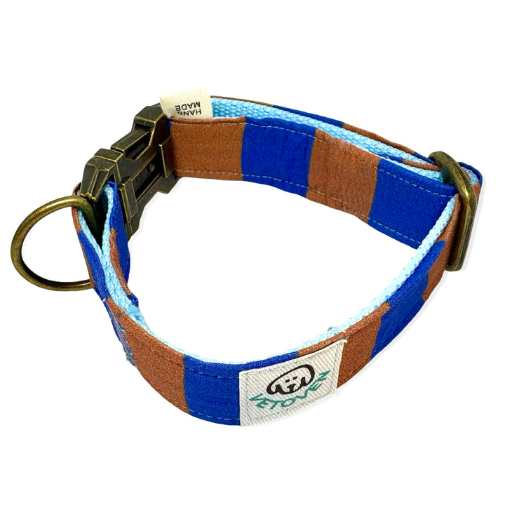 Collar para Perros Sendero Horizonte  🟤 – Colección Cobalto | Hecho a Mano y Diseñado por Veterinarios